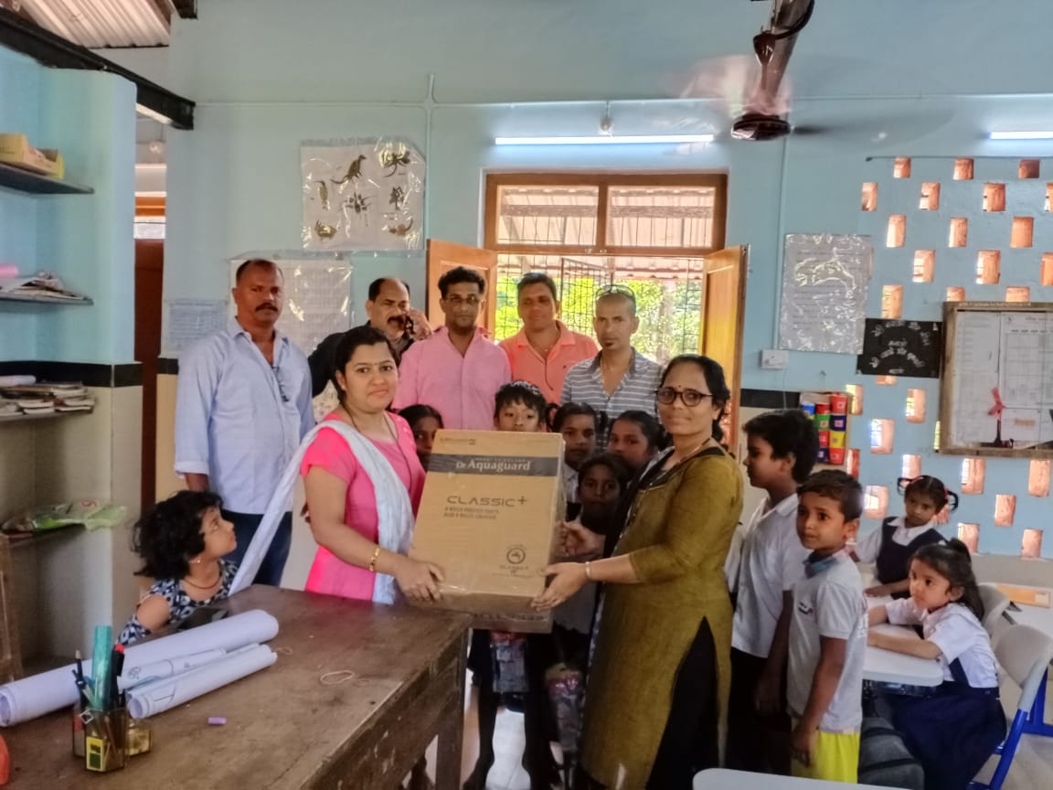 Distribution of water coolers to govt primary school